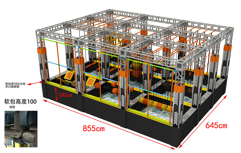 Adventure Ninja Warrior Course ? Ninja Warrior Courses | Bluejayset Playground Heaven