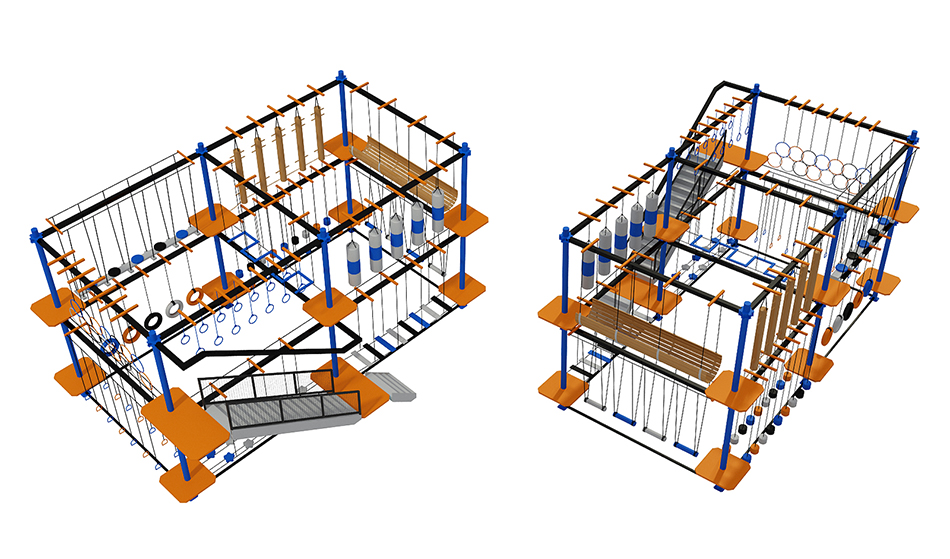 Adventure playground park ? Ninja Warrior Courses | Bluejayset Playground Heaven