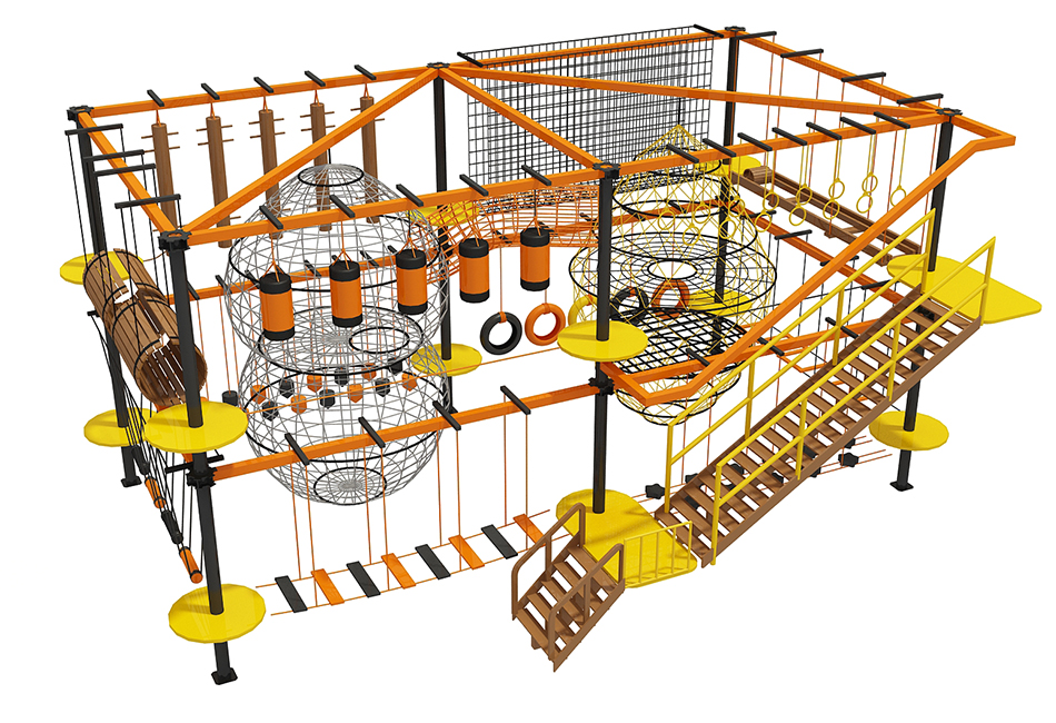 Adventure rope playground ? Ninja Warrior Courses | Bluejayset Playground Heaven