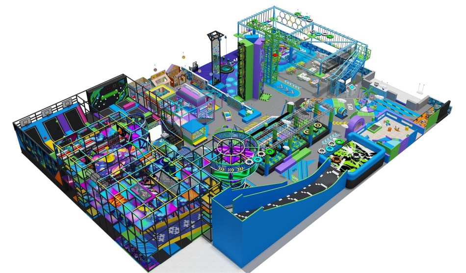 BJ-JB005 - Adverture indoor sport center - Trampoline Park | Bluejayset Playground Heaven