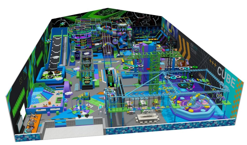 BJ-JB005 - Adverture indoor sport center - Trampoline Park | Bluejayset Playground Heaven