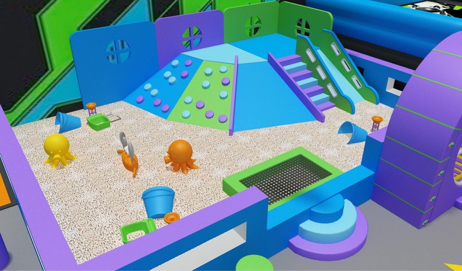 BJ-JB005 - Adverture indoor sport center - Trampoline Park | Bluejayset Playground Heaven