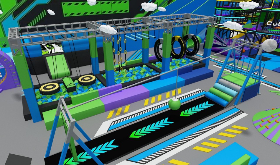 BJ-JB005 - Adverture indoor sport center - Trampoline Park | Bluejayset Playground Heaven