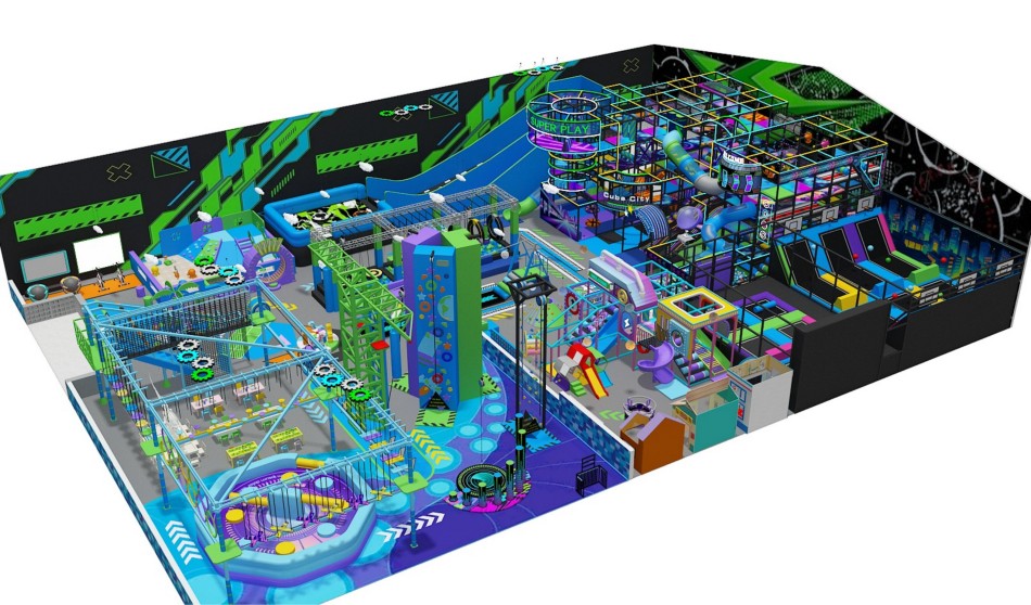 BJ-JB005 - Adverture indoor sport center - Trampoline Park | Bluejayset Playground Heaven