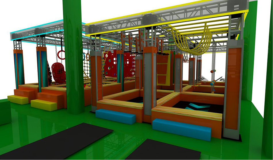 Adverture play structure ? Ninja Warrior Courses | Bluejayset Playground Heaven