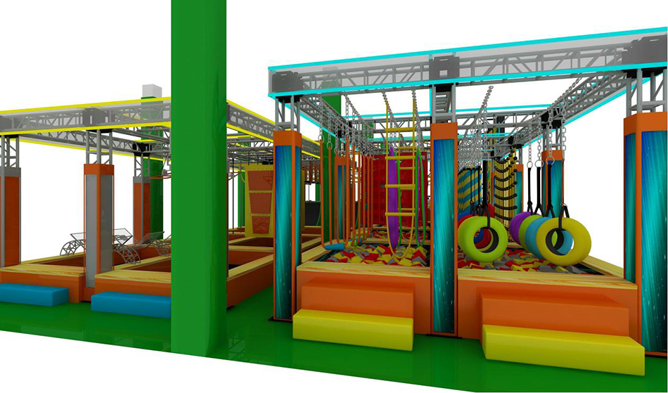 Adverture play structure ? Ninja Warrior Courses | Bluejayset Playground Heaven