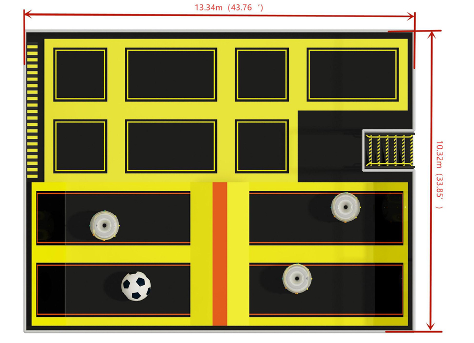BJ-JC039 - big air trampoline - Trampoline Park | Bluejayset Playground Heaven