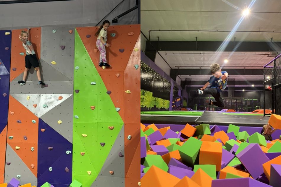 BJ-JA036 - Big trampoline park - Trampoline Park | Bluejayset Playground Heaven