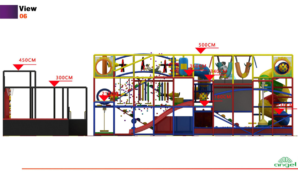 BJ-B1636 - childrens indoor playground - Indoor Playgrounds | Bluejayset Playground Heaven