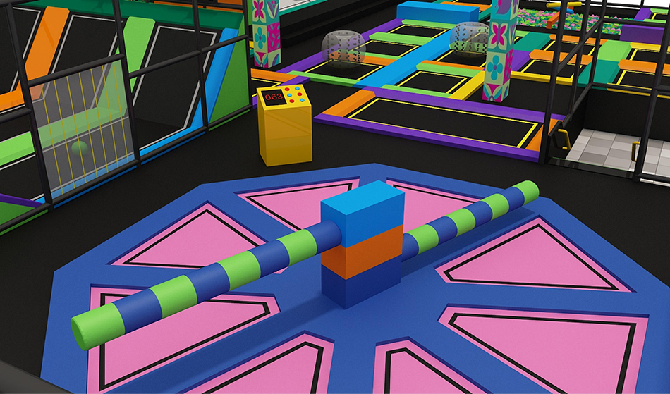 BJ-JA040 - commercial trampoline - Trampoline Park | Bluejayset Playground Heaven