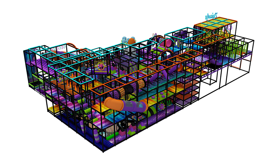 BJ-B1673 - Design indoor playground - Indoor Playgrounds | Bluejayset Playground Heaven