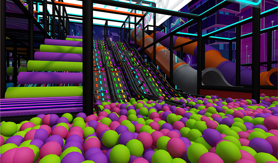 BJ-B1673 - Design indoor playground - Indoor Playgrounds | Bluejayset Playground Heaven