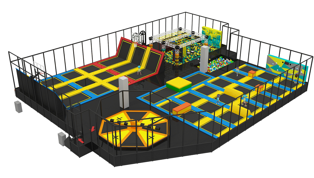 BJ-JA003 - Extreme Trampoline - Trampoline Park | Bluejayset Playground Heaven
