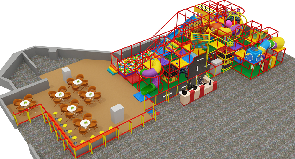 BJ-JA003 - Extreme Trampoline - Trampoline Park | Bluejayset Playground Heaven