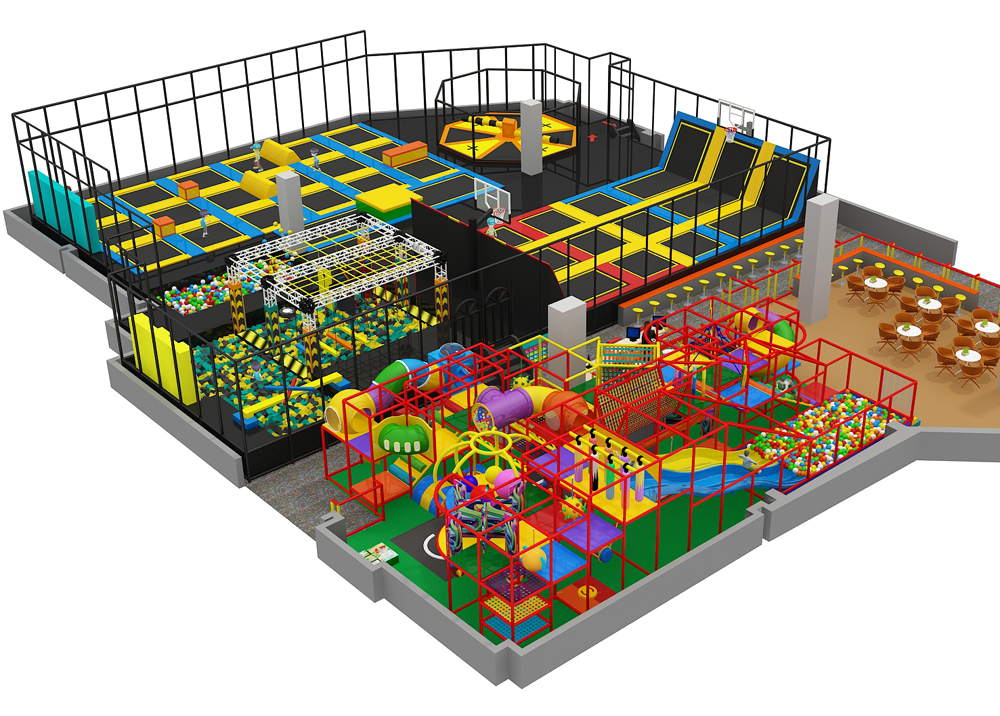 BJ-JA003 - Extreme Trampoline - Trampoline Park | Bluejayset Playground Heaven