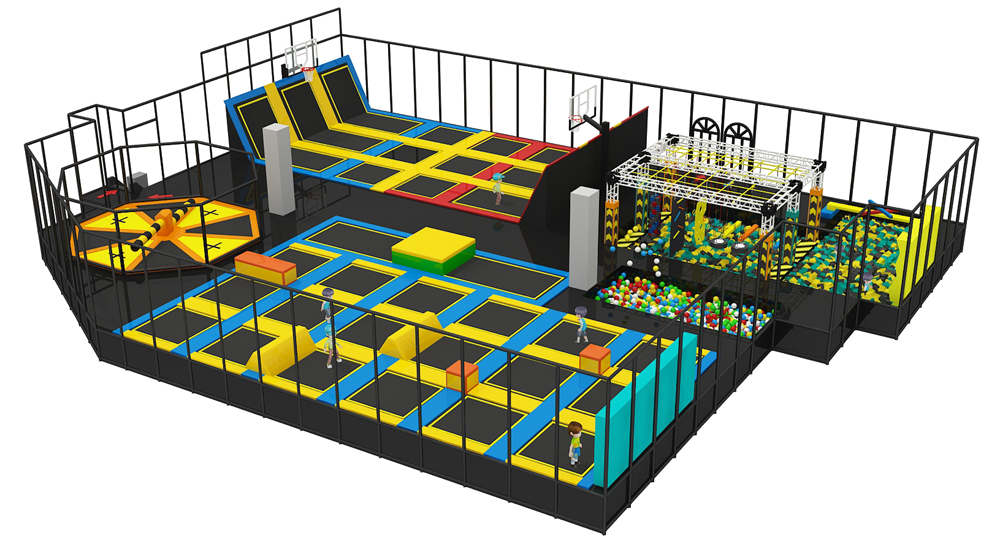 BJ-JA003 - Extreme Trampoline - Trampoline Park | Bluejayset Playground Heaven