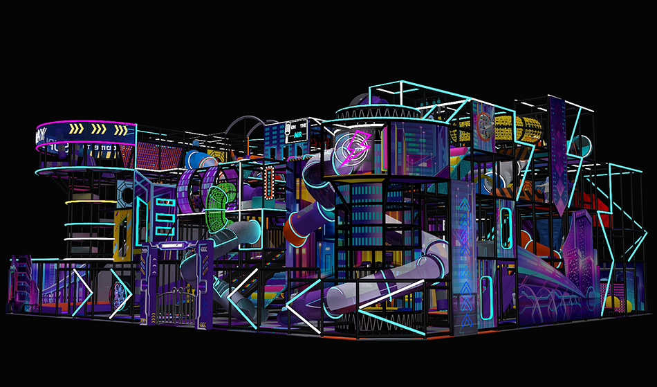 BJ-B1619 - Future theme indoor playground - Indoor Playgrounds | Bluejayset Playground Heaven