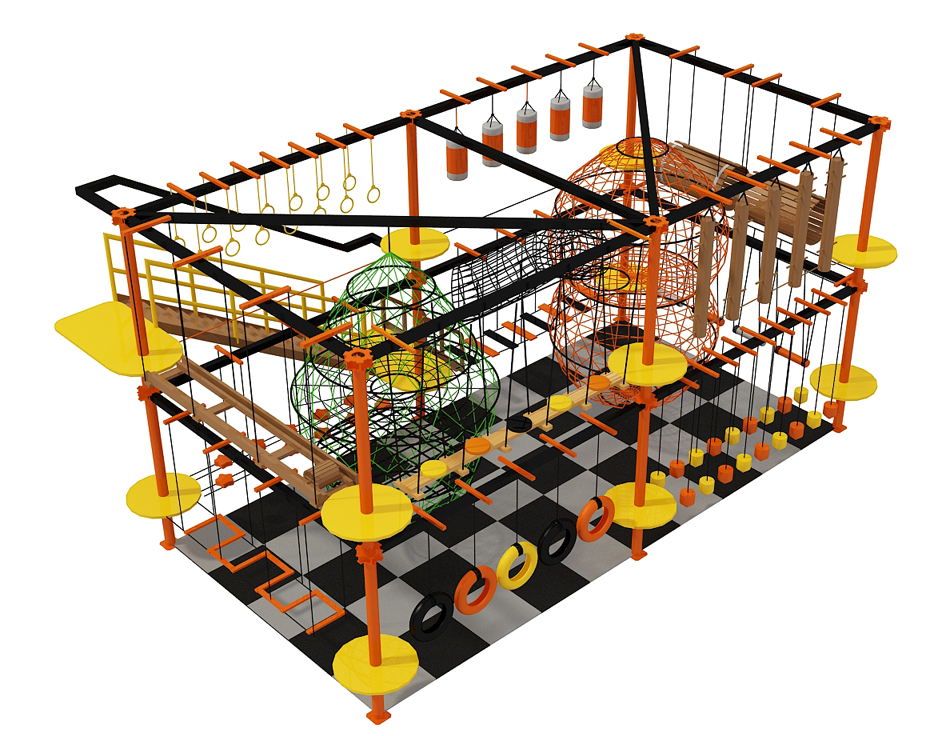 Indoor Adverture Play Equipment ? Ninja Warrior Courses | Bluejayset Playground Heaven