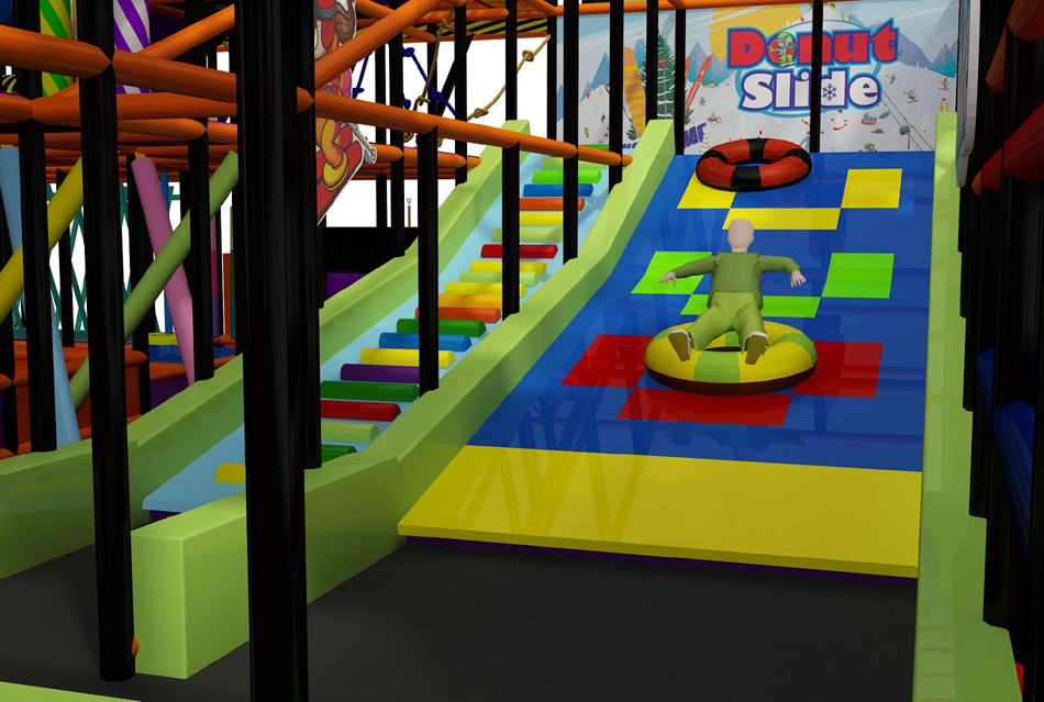 BJ-B1653 - indoor home playground - Indoor Playgrounds | Bluejayset Playground Heaven