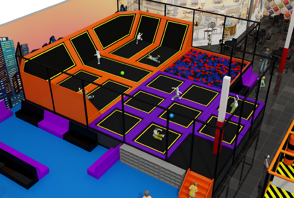 BJ-B1653 - indoor home playground - Indoor Playgrounds | Bluejayset Playground Heaven