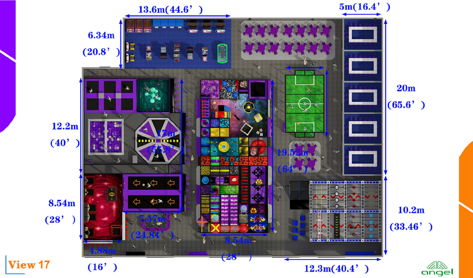 BJ-B1646 - indoor parks for children - Indoor Playgrounds | Bluejayset Playground Heaven