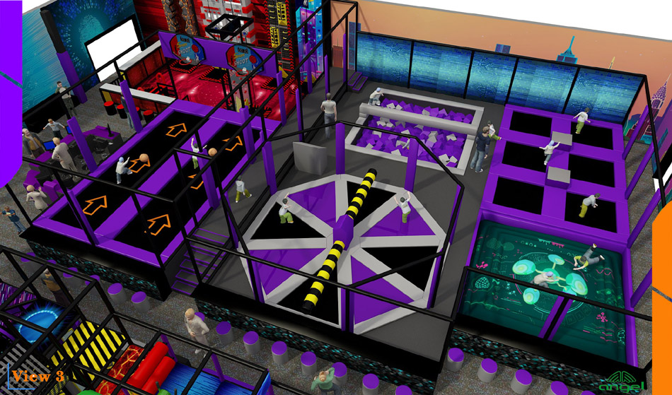 BJ-B1646 - indoor parks for children - Indoor Playgrounds | Bluejayset Playground Heaven