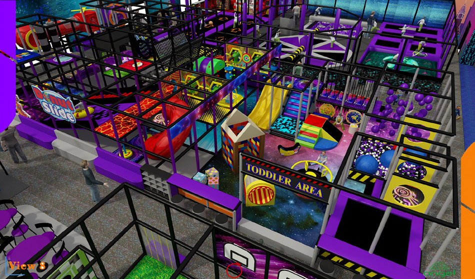 BJ-B1646 - indoor parks for children - Indoor Playgrounds | Bluejayset Playground Heaven