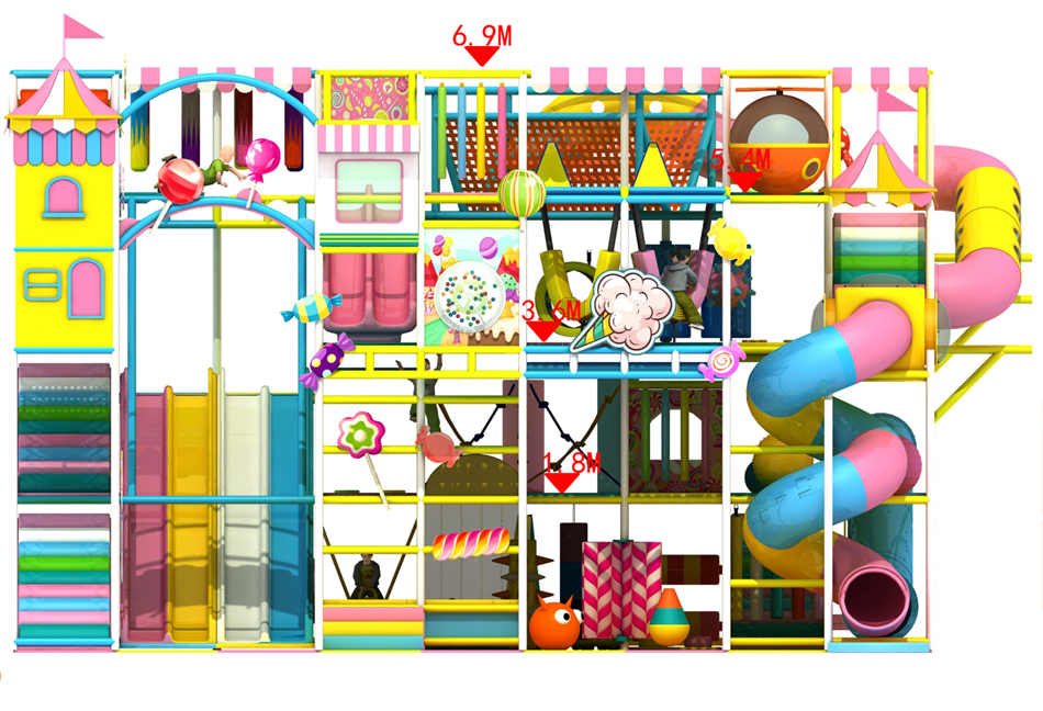 BJ-B1645 - indoor play - Indoor Playgrounds | Bluejayset Playground Heaven