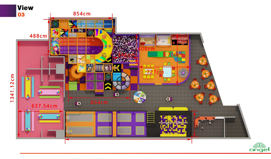 BJ-B1627 - Indoor Play Area - Indoor Playgrounds | Bluejayset Playground Heaven