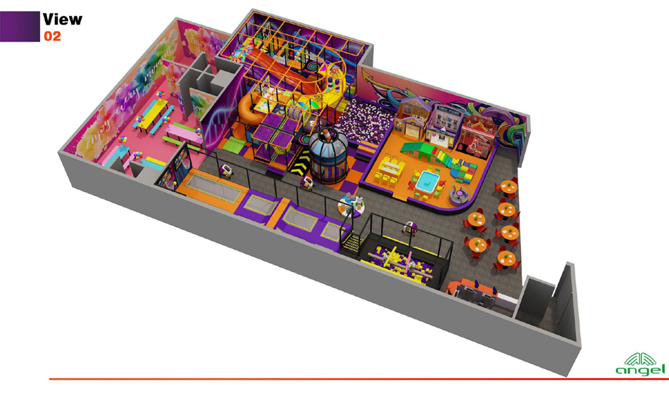 BJ-B1627 - Indoor Play Area - Indoor Playgrounds | Bluejayset Playground Heaven