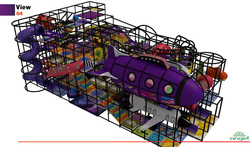 BJ-B1638 - indoor play areas near me - Indoor Playgrounds | Bluejayset Playground Heaven