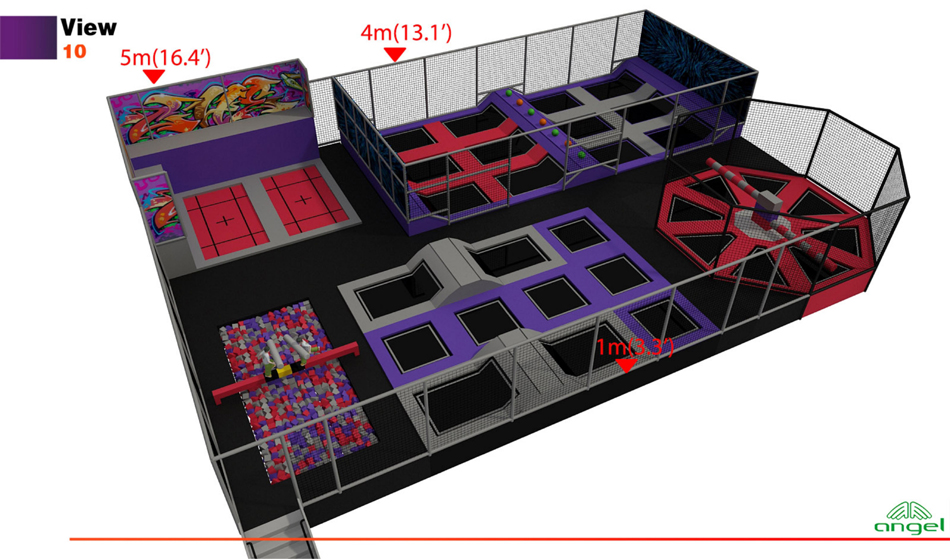 BJ-B1638 - indoor play areas near me - Indoor Playgrounds | Bluejayset Playground Heaven