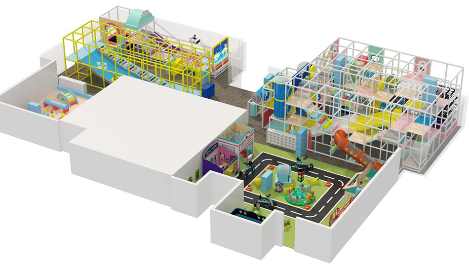 BJ-B1628 - indoor play areas near me - Indoor Playgrounds | Bluejayset Playground Heaven