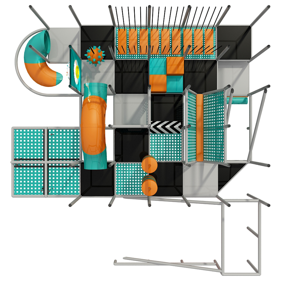 BJ-B1641 - indoor play ground - Indoor Playgrounds | Bluejayset Playground Heaven