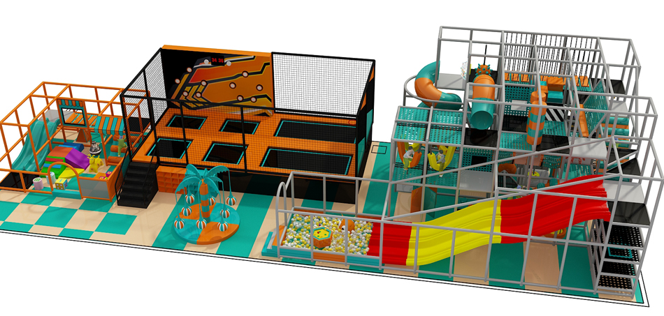 BJ-B1641 - indoor play ground - Indoor Playgrounds | Bluejayset Playground Heaven