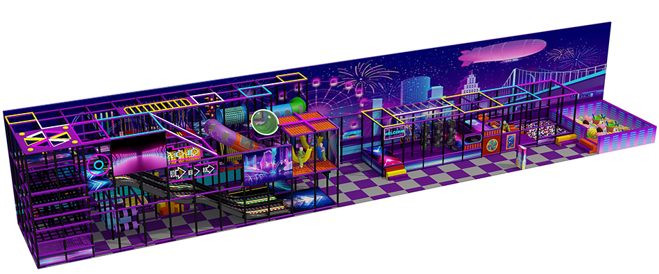 BJ-B1616 - Indoor play in Saudi Arabia - Indoor Playgrounds | Bluejayset Playground Heaven