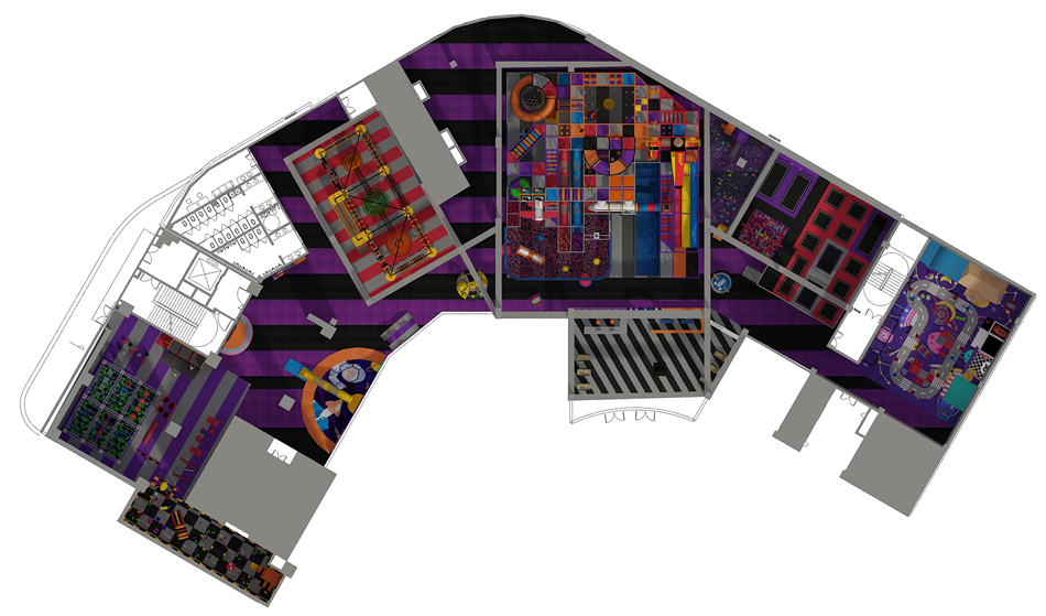 BJ-B1637 - indoor play structures - Indoor Playgrounds | Bluejayset Playground Heaven