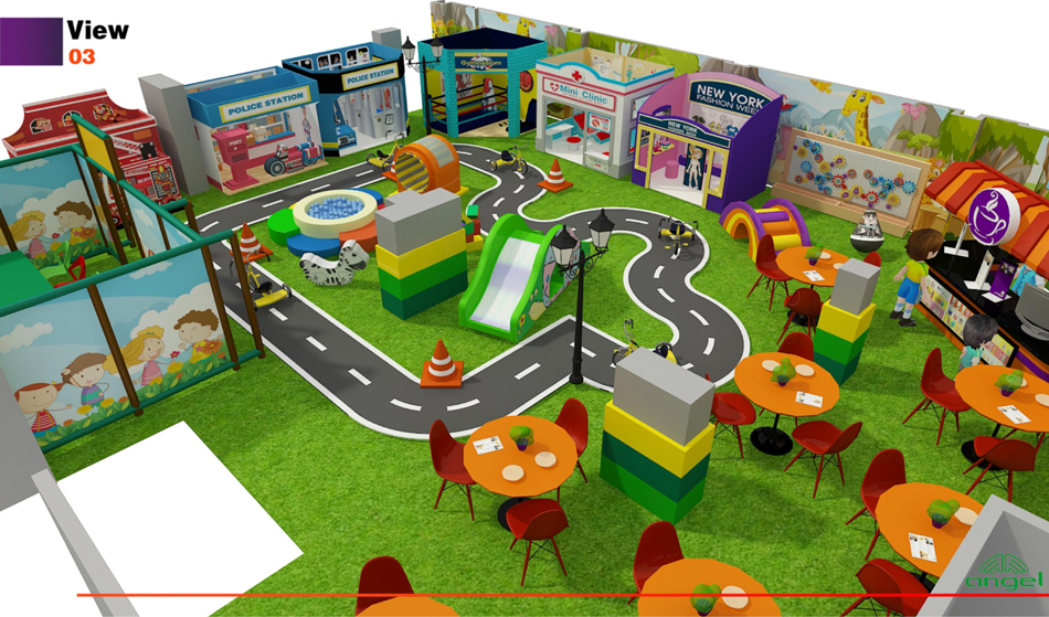 BJ-B1662 - indoor play structures - Indoor Playgrounds | Bluejayset Playground Heaven