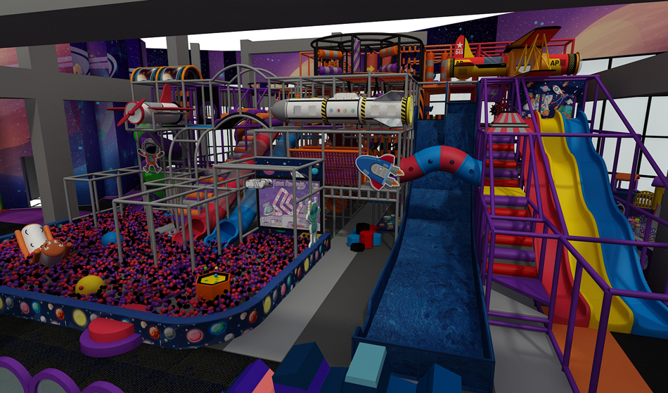 BJ-B1637 - indoor play structures - Indoor Playgrounds | Bluejayset Playground Heaven