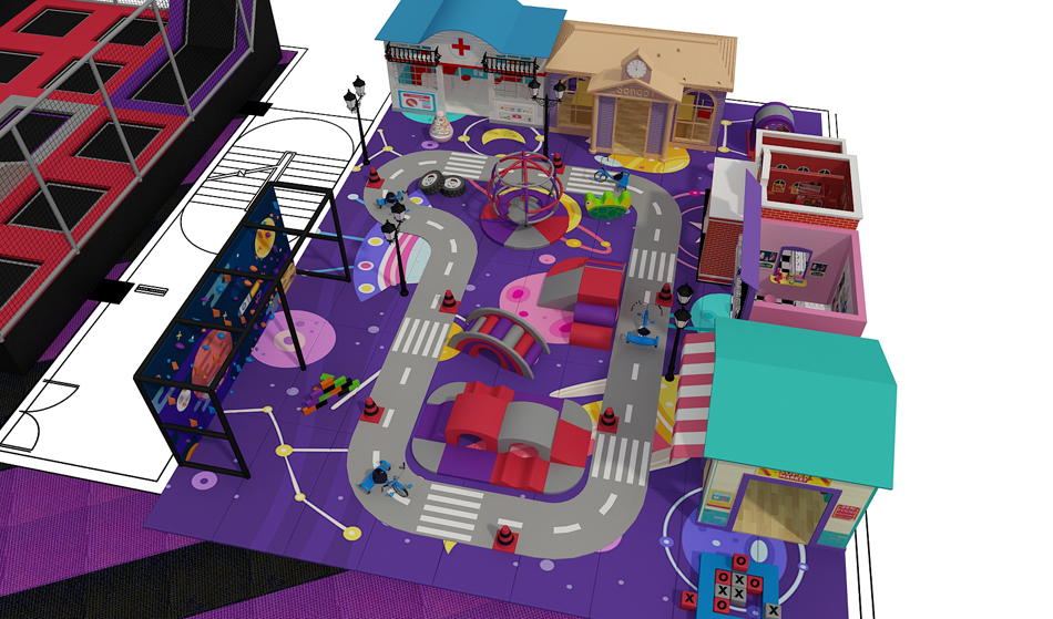 BJ-B1637 - indoor play structures - Indoor Playgrounds | Bluejayset Playground Heaven