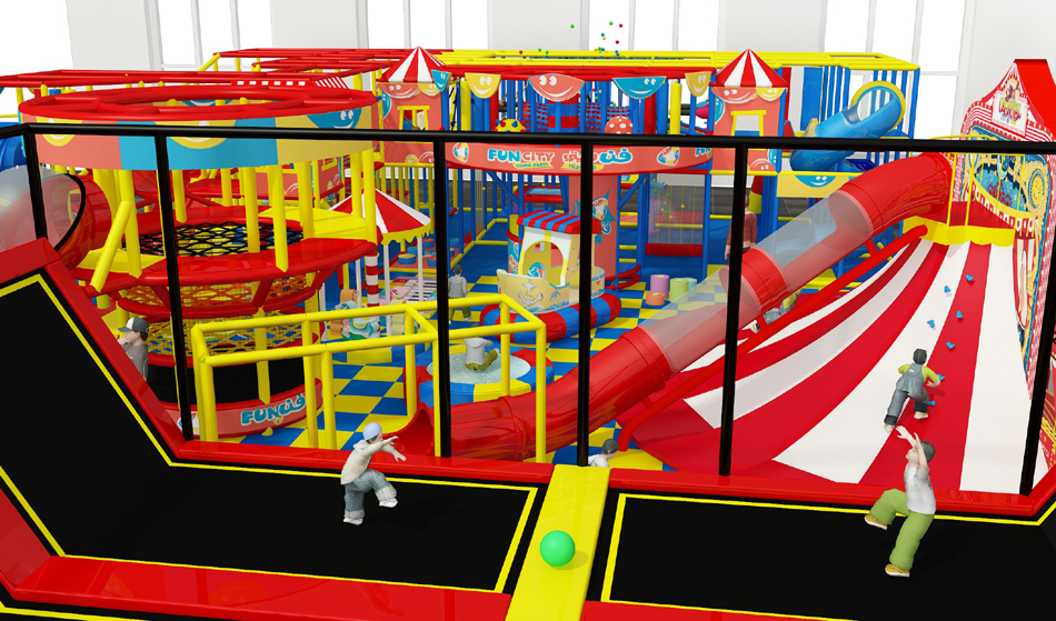 BJ-B1648 - indoor playground durham region - Indoor Playgrounds | Bluejayset Playground Heaven