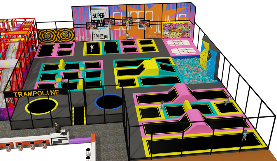 BJ-B1647 - indoor playground ekeren - Indoor Playgrounds | Bluejayset Playground Heaven
