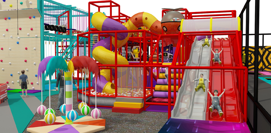 BJ-B1647 - indoor playground ekeren - Indoor Playgrounds | Bluejayset Playground Heaven