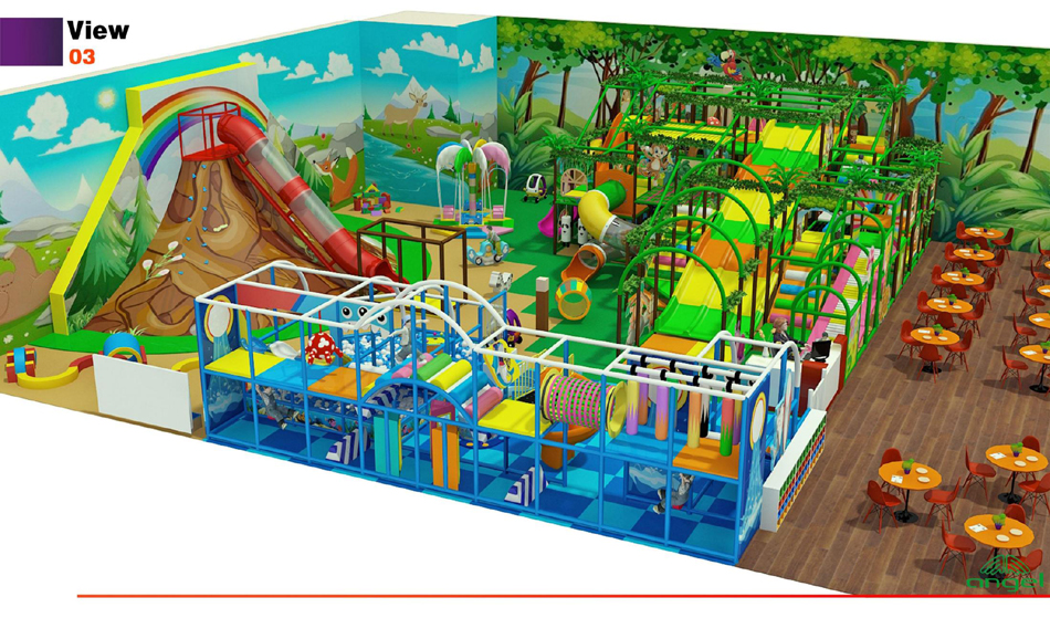 BJ-B1642 - indoor playground equipment - Indoor Playgrounds | Bluejayset Playground Heaven