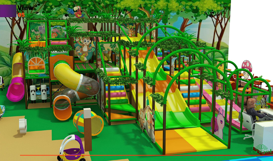 BJ-B1642 - indoor playground equipment - Indoor Playgrounds | Bluejayset Playground Heaven