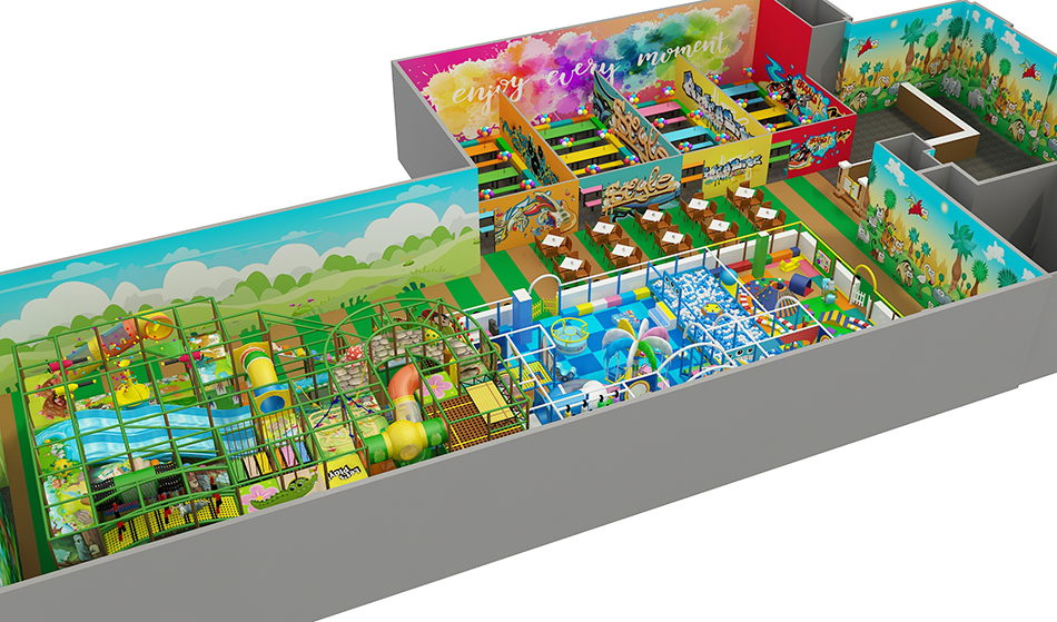 BJ-B1631 - indoor playground equipment for sale - Indoor Playgrounds | Bluejayset Playground Heaven