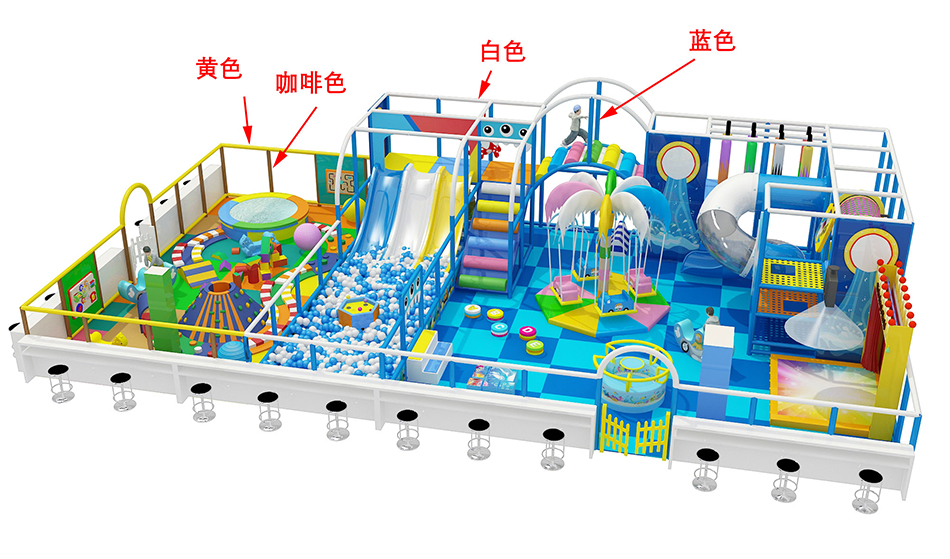 BJ-B1631 - indoor playground equipment for sale - Indoor Playgrounds | Bluejayset Playground Heaven