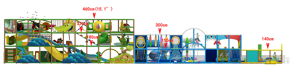 BJ-B1631 - indoor playground equipment for sale - Indoor Playgrounds | Bluejayset Playground Heaven