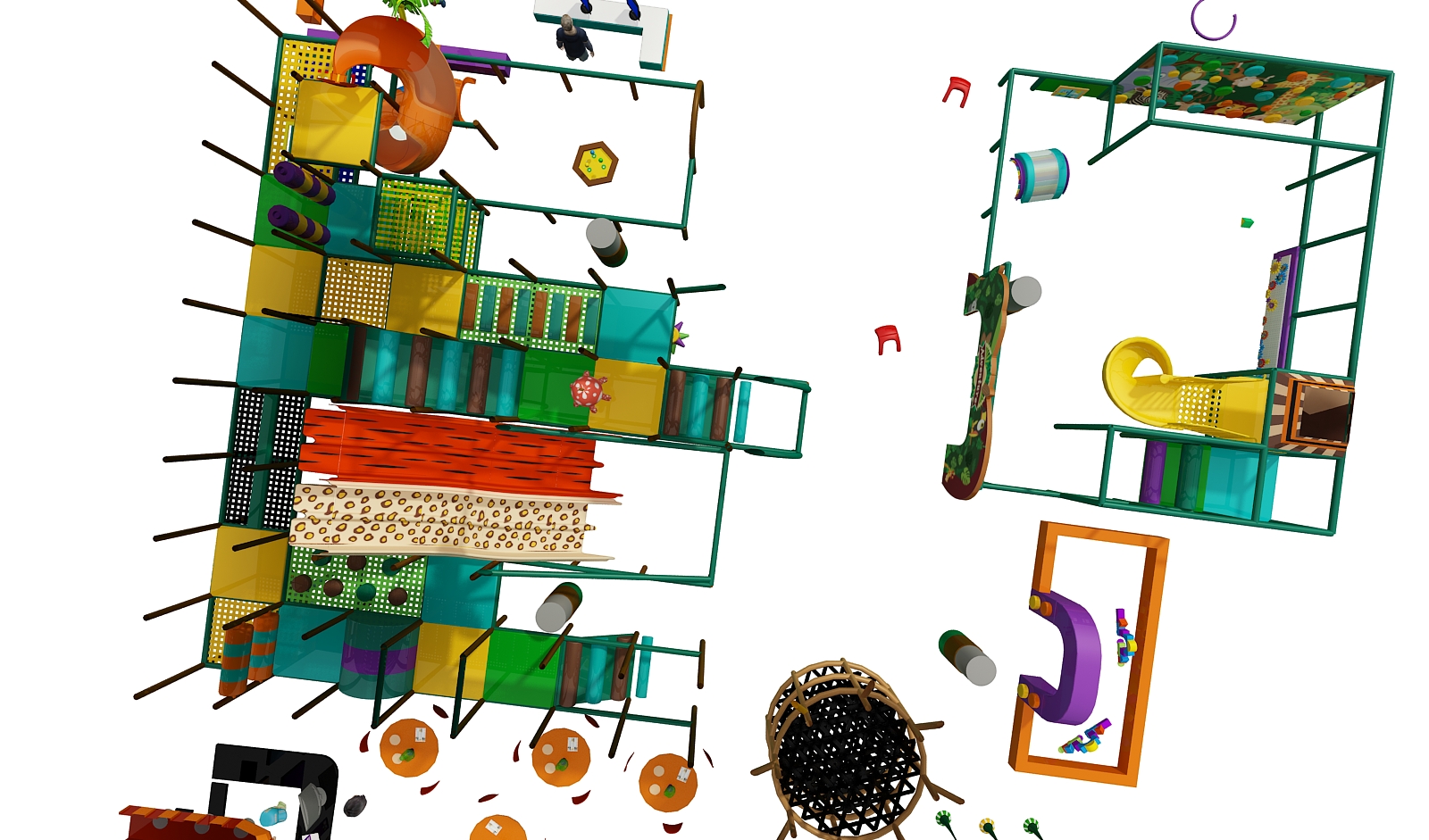 BJ-B1683 - indoor playground for sale - Indoor Playgrounds | Bluejayset Playground Heaven