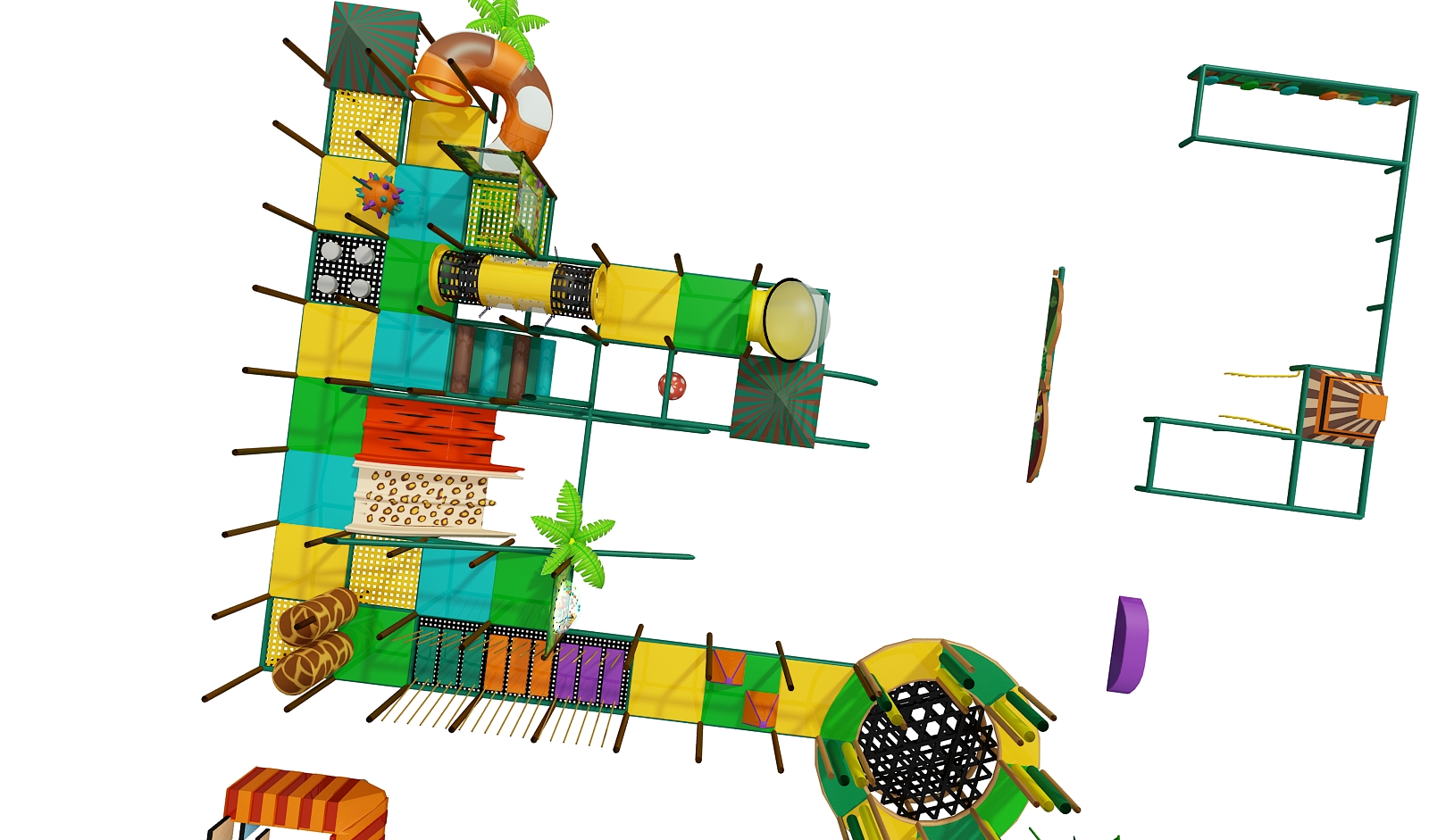 BJ-B1683 - indoor playground for sale - Indoor Playgrounds | Bluejayset Playground Heaven